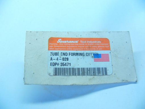 SEVERANCE TUBE END FORMING CUTTER A-4-028 EDP# 35471 NEW!!! (G122) 1