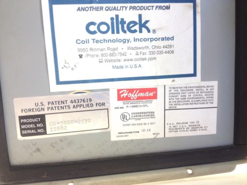 COOPER WEYMOUTH PETERSON COILTEK CS-5000-1530 ULTRASONIC CONTROL SENSOR (B106) 3