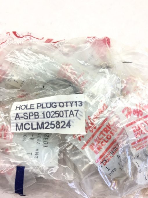 NEW IN BAG LOT OF 13 Hoffman A-SPB Full Size Hole Plug, FAST SHIPPING! (B229) 2