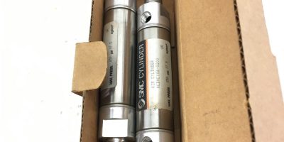 (2) NEW IN BOX SMC NCDMC106-0200 Stainless Steel Air Cylinder, FAST SHIP! (H325) 1