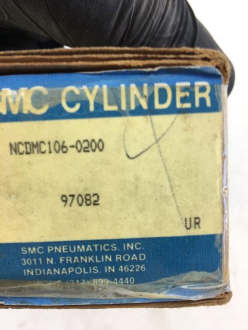 (2) NEW IN BOX SMC NCDMC106-0200 Stainless Steel Air Cylinder, FAST SHIP! (H325) 2