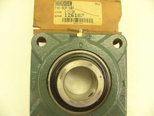 Dodge Baldor F4BSCM104 Four-bolt Flange Bearing 1-1/4” bore (F80) 1