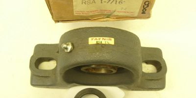 TIMKEN / FAFNIR RSA 1-7/16 Two-Bolt Pillow Block Bearing New In Box (F85) 1