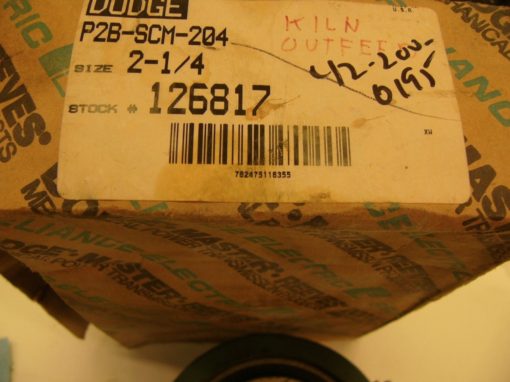 DODGE P2BSCM204 PILLOW BLOCK BEARING 126817 NEW IN BOX (F84) 3