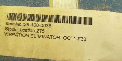 VIBRATION ELIMINATOR HOUSED SPRING ISOLATOR FLOOR MOUNT 450 LBS NEW (F86) 1