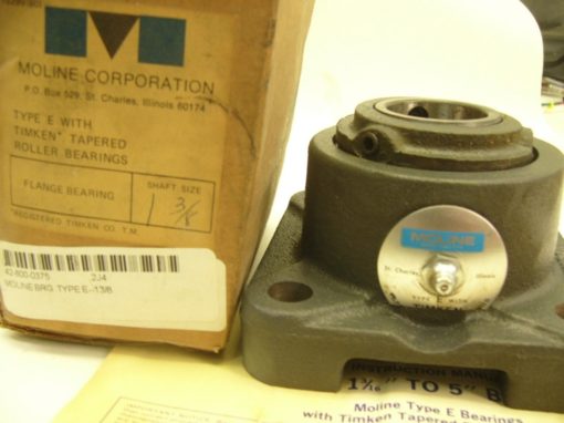 MOLINE ME2000 Spherical Tapered Roller Bearing 4-BOLT FLANGE NEW IN BOX (F83) 2