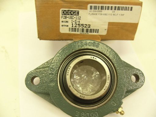 Dodge F2BVSC112 SC 2-Bolt Flange Bearing New In Box (F83) 1