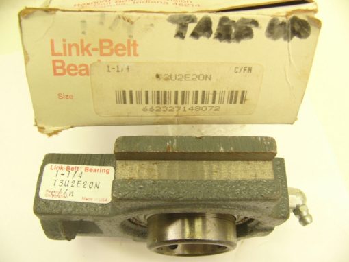 Link-Belt T2U2E20N 1-1/4″ Take-Up Bearing New In Box (F82) 2