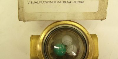 MPC-202 3048 BRASS VISUAL FLOW INDICATOR 1/4″ NEW IN BOX (F91) 1