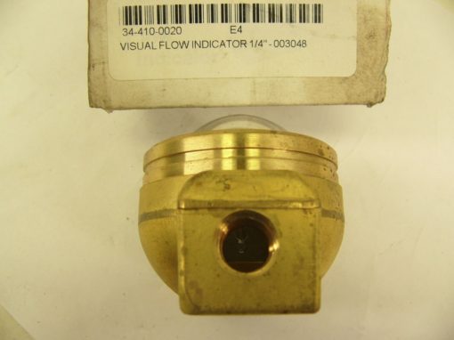 MPC-202 3048 BRASS VISUAL FLOW INDICATOR 1/4″ NEW IN BOX (F91) 2