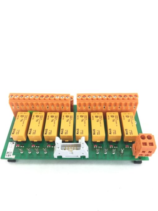 MINIMAX RELAY CARD WITH 8 NAIS S2-24V 20HP125, 250VAC, 3A, 30VDC NEW (A281) 1