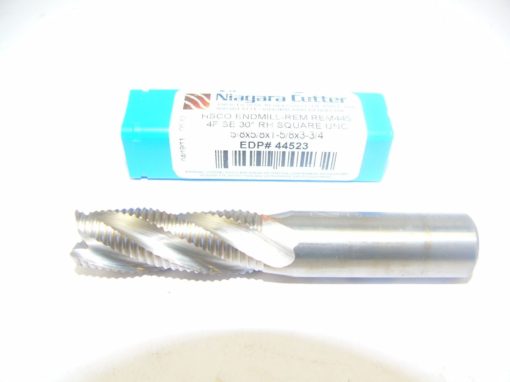 NIAGARA CUTTER EDP# 44523 HSCO ENDMILL-REM REM445 4F SE 30′ RH SQUARE UNC (F103) 1