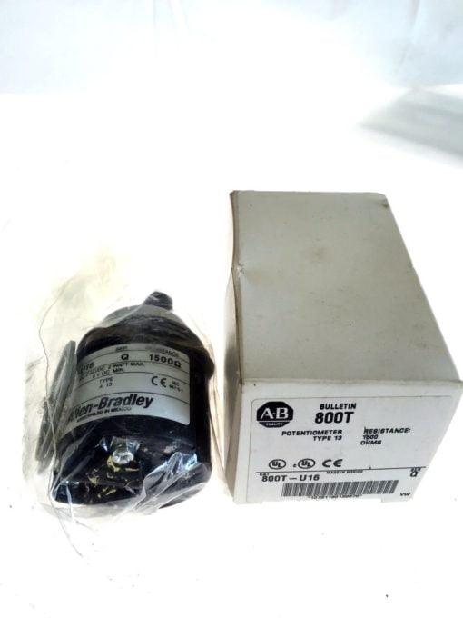 NEW IN BOX Allen Bradley 800T-U16 Series Q 1500 OHM POTENTIOMETER, TYPE 13, G130 1