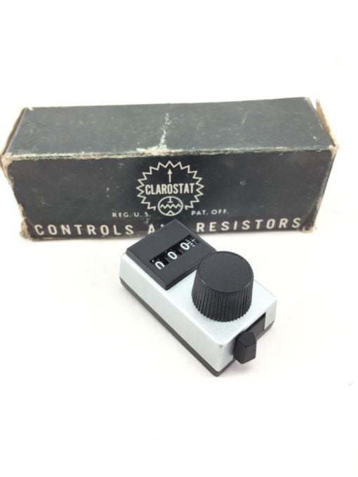 CLAROSTAT POTENTIOMETER 62JA250 10 TURN WITH DIGITAL DR300 NEW IN BOX (A429) 1