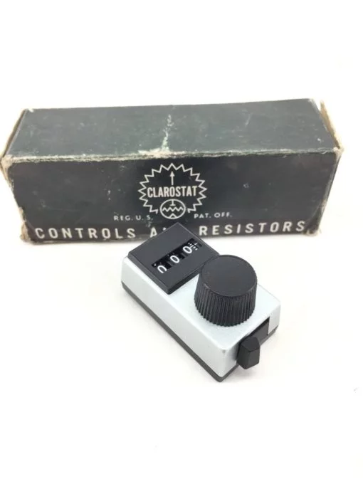 CLAROSTAT POTENTIOMETER 62JA250 10 TURN WITH DIGITAL DR300 NEW IN BOX (A429) 1