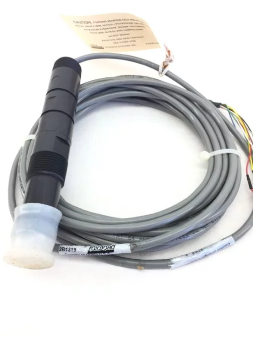 NEW!! Foxboro PH10-3P1A-2 pH Sensor Probe, Cable + FoxDoc CD NEVER USED!! (B7) 2