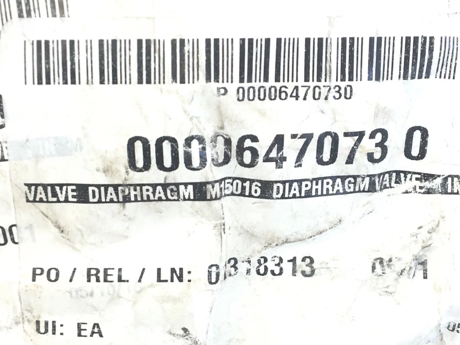 FLEX-KLEEN M15016 DIAPHRAGM VALVE (J30) 4