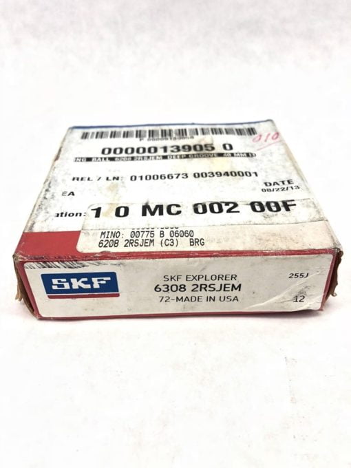 SKF 6308 2RSJEM DEEP GROOVE BALL BEARING (F115) 1