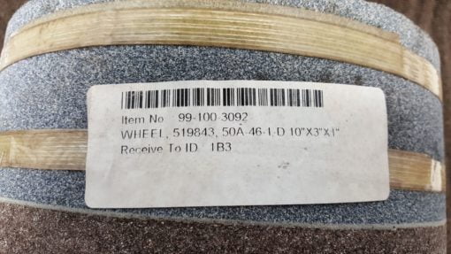 Grinding Wheel 519843 / 50A-46-1-D 10X3X1 *NEW* (B201) 3