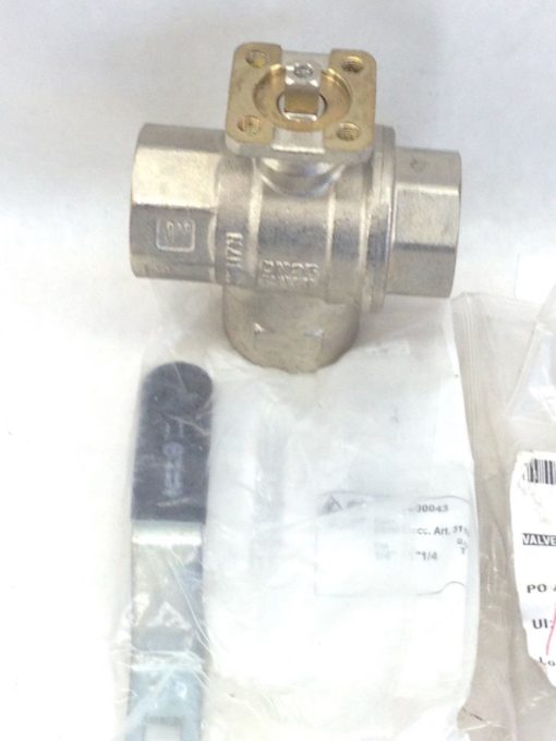 RB CW617N DN25 PN16 3-WAY BALL VALVE ASSY 1” FEMALE (H20) 1
