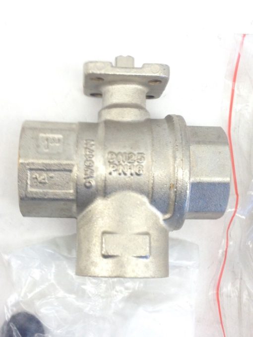 RB CW617N DN25 PN16 3-WAY BALL VALVE ASSY 1” FEMALE (H20) 3