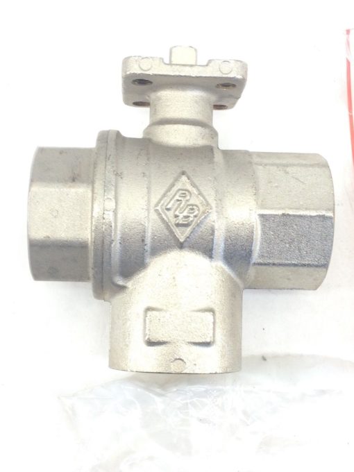 RB CW617N DN25 PN16 3-WAY BALL VALVE ASSY 1” FEMALE (H20) 4