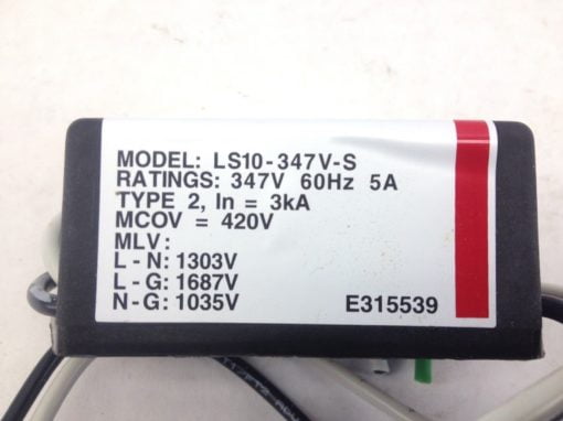 COOPER CROUSE-HINDS 120-347V LED LIGHTING SPD SURGE MODULE LS10-347V-S (H20) 2