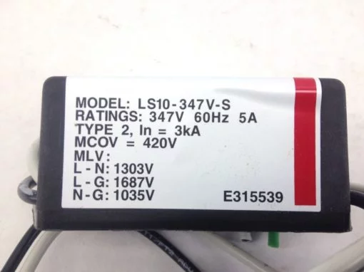 COOPER CROUSE-HINDS 120-347V LED LIGHTING SPD SURGE MODULE LS10-347V-S (H20) 2