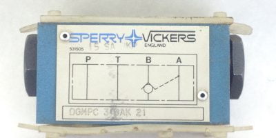 SPERRY & VICKERS DGMPC-3-BAK-21 PILOT OPERATED VALVE NEW (A438) 1