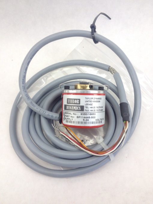 TAYLOR DYNAMICS SP114446-500 ENCODER S/N 9350/16653 (A756) 1