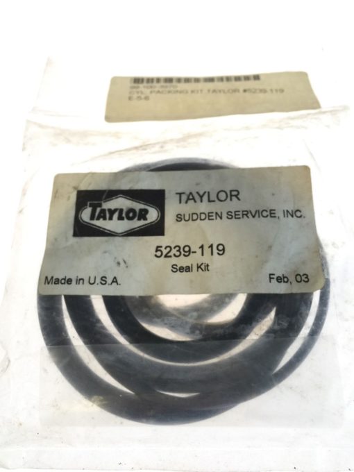 TAYLOR 5239-119 SEAL KIT, NEW IN FACTORY SEALED BAG, FAST SHIPPING, (G59) 1