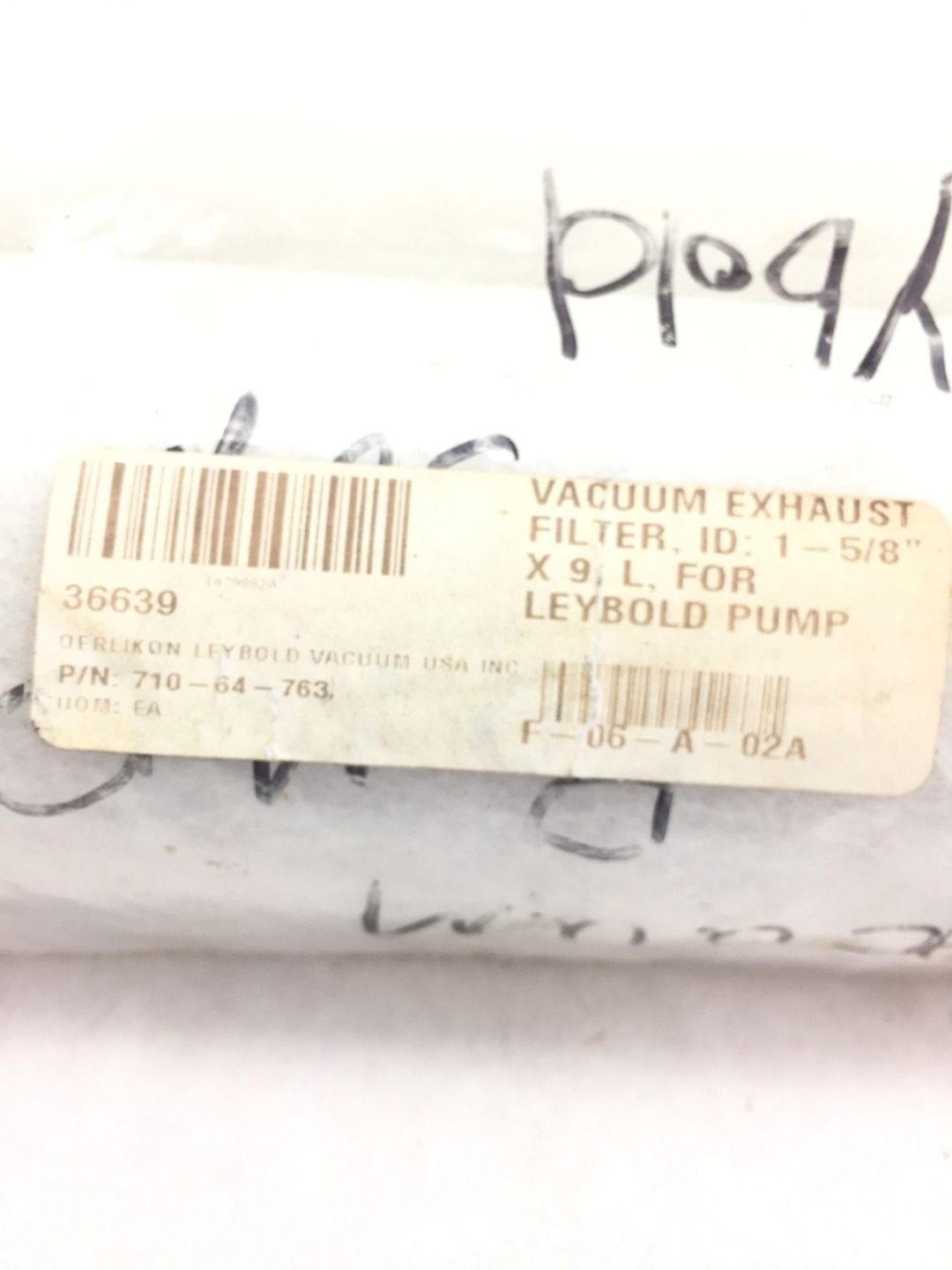 LeyBold Vacuum Exhaust Air Filter 710-64-753 (71064753) - Made In USA