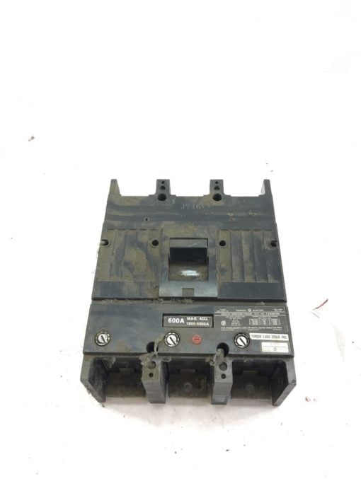 USED General Electric TJK636F000 Circuit Breaker 600 Amp 3 Pole, 600 VAC, B329 1