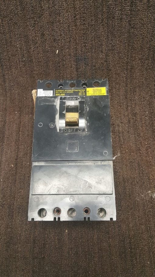 SQUARE D IFL36060 3 POLE 60 AMP 600V BREAKER (B203) 3