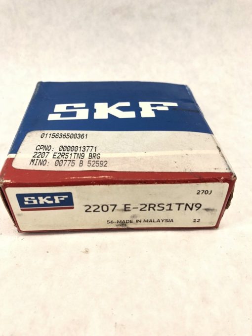 SKF 2207 E-2RS1TN9 SKF DOUBLE ROLLER SELF ALIGNING BEARING (A331) 2