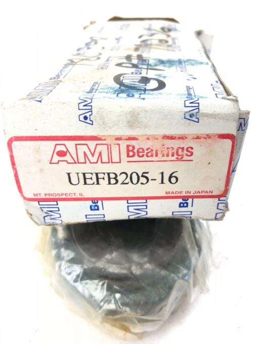 NEW IN BOX AMI BEARINGS 3 BOLT FLANGE BEARING UEFB205-16, 1” FAST SHIP! (B455) 2