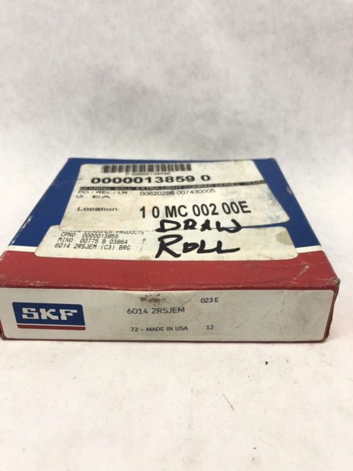 SKF 6014 2RSJEM DEEP GROOVE BALL BEARING (B455) 2