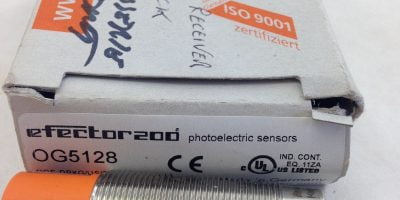 IFM EFECTOR OG5128 PHOTOELECTRIC SENSOR (A764) 1