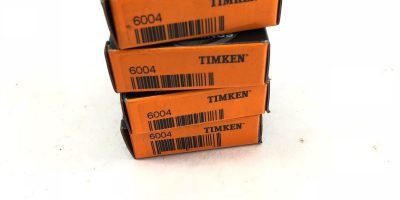 LOT OF 4 NEW IN BOX TIMKEN 6004 BALL BEARINGS, 09D 79=AER, FAST SHIP! (F269) 1