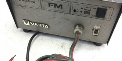 USED VARTA BATTERY TESTER OR CHARGER E240 24/25 M, 523.448, 240 VAC, 4