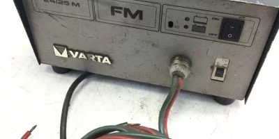 USED VARTA BATTERY TESTER OR CHARGER E240 24/25 M, 523.448, 240 VAC, 4