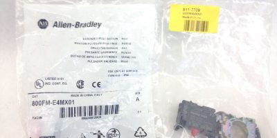 ALLEN BRADLEY 800FM-E4MX01 SERIES A EXTENDED PUSH BUTTON RED (A756) 1