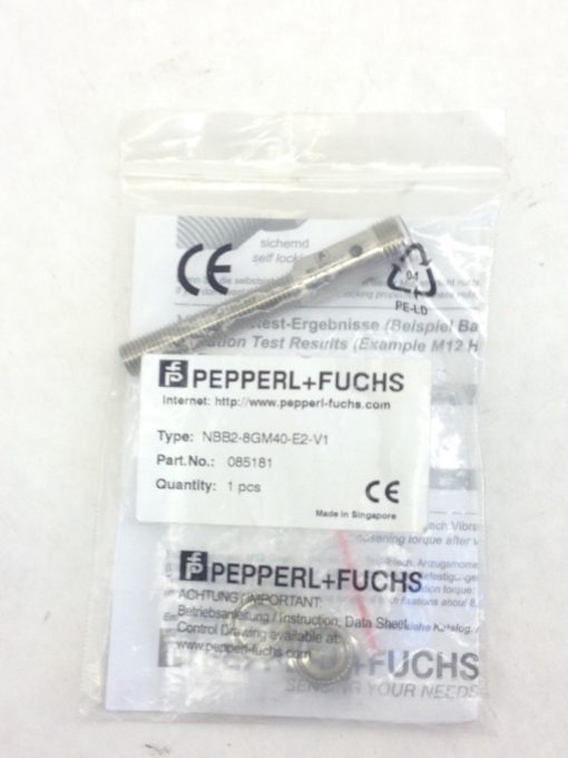 PEPPERL + FUCHS NBB2-8GM40-E2-V1 INDUCTIVE PROXIMITY SWITCH 2