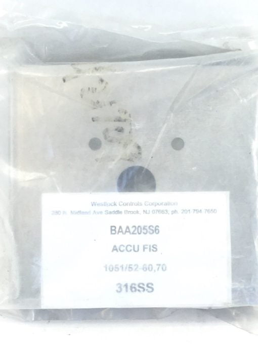 WESTLOCK CORP BAA205 GENERAL POSITION SWITCH MOUNTING BRACKET (B456) 2