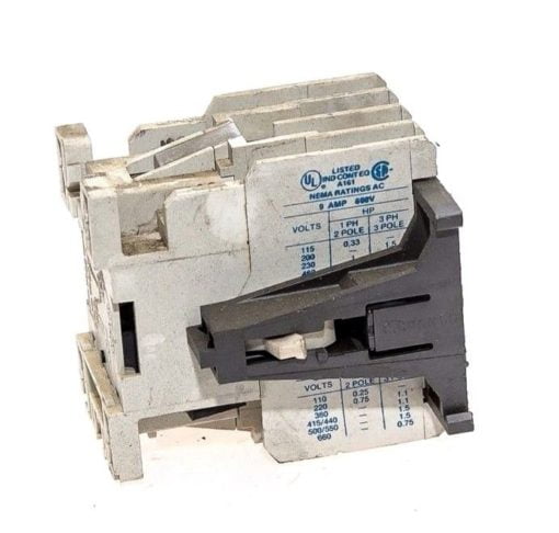 EATON CUTLER HAMMER 9-2650-1 9 AMP 600VAC CIRCUIT BREAKER COIL USED! (G58) 1