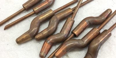 NEW LOT OF 8 AF2128-8 OFFSET ELECTRODES, FAST SHIPPING! (A124) 1
