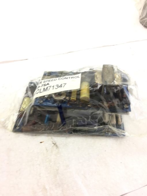 USED WER 750-75A HALF WAVE SPEED CONTROL BOARD, FAST SHIPPING! (B108) 1