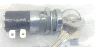 SAIA BURGESS MAINS KEY SWITCH 337-633 DP-CO 4AMP @ 125VAC 2-WAY (A767) 1