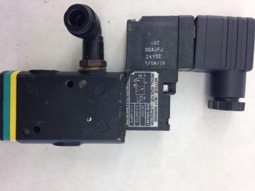 NORDSON 1055481 SOLENOID VALVE 24V-DC USED (A773) 2