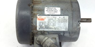 DAYTON INDUSTRIAL MOTOR # 2N864M HP 1/3 RPM 1725/1425 VOLT 208-220/440 (B55) 1